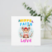 Carte Espoir Foi Amour (Debout devant)