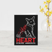 Carte Espoir - Sensibilisation aux maladies cardiaques (Fleur jaune)