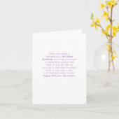 Carte Espoir vous avez un anniversaire d'une manière (Fleur jaune)