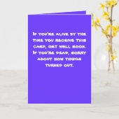 Carte Espoir vous n'êtes pas morts (Fleur jaune)