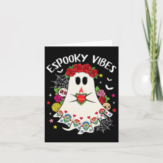 Carte Espooky Vibes Concha Jour Du Hallo Mexicain Mort
