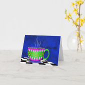 Carte Espresso (Fleur jaune)