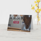 Carte Espresso Elégance : Un aperçu de Estella Caffè (Fleur jaune)