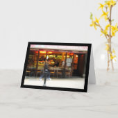 Carte Espresso en Mouvement (Fleur jaune)