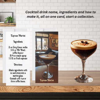 Carte Espresso Martini