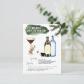 Carte Espresso Martini | Recette Cocktail de vacances (Debout devant)