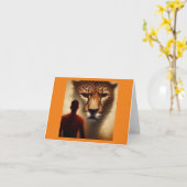 Carte Esprit Animal Cheetah 2 (Fleur jaune)