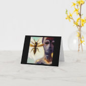 Carte Esprit animal Wasp 2 (Fleur jaune)