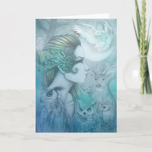 Carte Esprit d'Artemis 2 Déesse Diana Fantaisie Artistiq