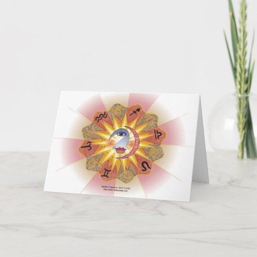 Carte Esprit d'astrologie Salutations (Devant)