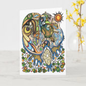 Carte Esprit de chaman : Rêve de Thunderbird (NORD) (Fleur jaune)