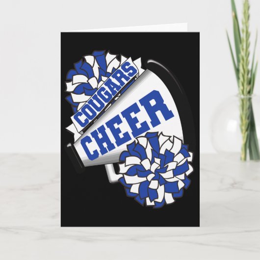 Carte Esprit de Cheerleading des Cougars Cheer Ck à l'éc (Devant)