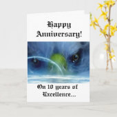 Carte Esprit de galaxie (Fleur jaune)