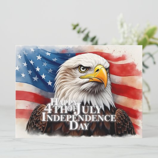 Carte Esprit d'indépendance (Debout devant)