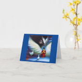 Carte Esprit Oie animale 3 (Fleur jaune)
