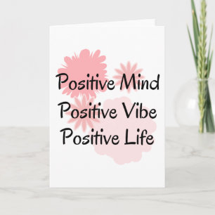 Carte Esprit Positif, Vibe Positive, Citation De Vie Pos