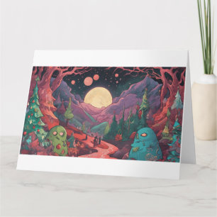 Carte Esprits de Noël Cthulhu - Le Fantôme de Squalloriu