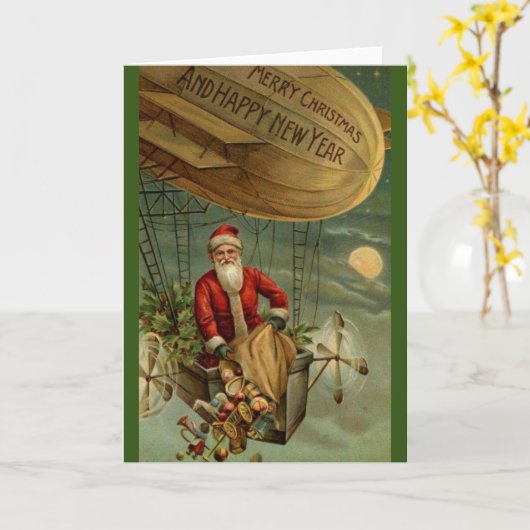 Carte Esprits de Noël élevés (Fleur jaune)