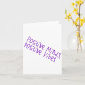 Carte Esprits positifs (Fleur jaune)