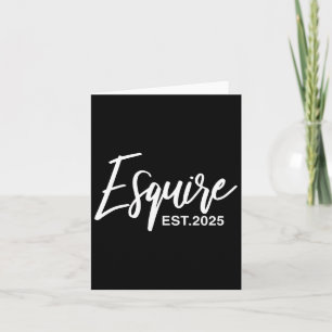 Carte Esquire Est 2025 Avocats futurs Diplômé en droit