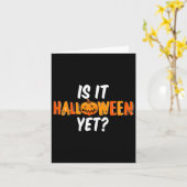 Carte Est-Ce Halloween Pourtant Graphisme Citrouille Amu (Fleur jaune)
