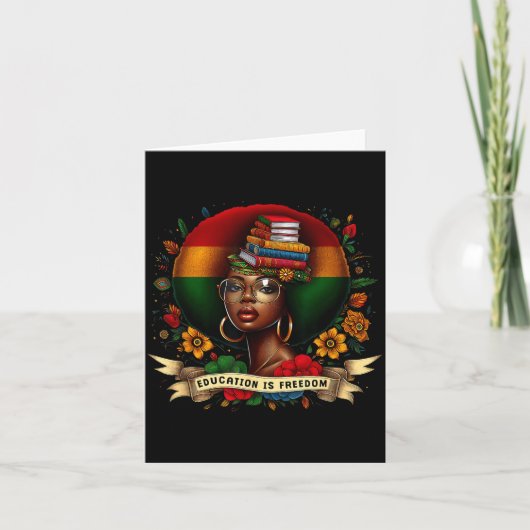 Carte Est-ce que le mois de l'histoire des Noirs est cel (Devant)