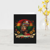 Carte Est-ce que le mois de l'histoire des Noirs est cel (Fleur jaune)
