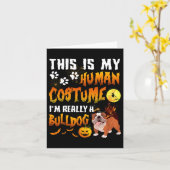 Carte Est-ce que mon costume humain Je suis vraiment un (Fleur jaune)