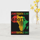 Carte Est-ce que mon Jour de l'Indépendance est celui de (Fleur jaune)