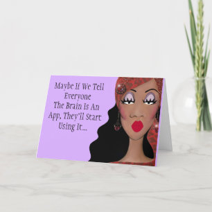 Carte "Est-Ce Que Quelqu'Un Utilise Encore Son Cerveau ?