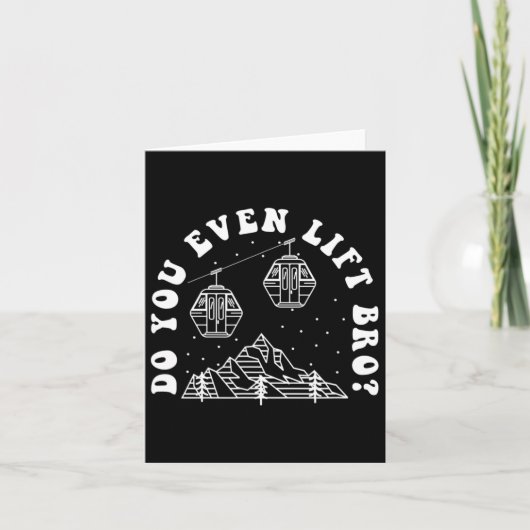 Carte Est-Ce Que Vous Soulevez Même Brun (Devant)