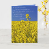 Carte Est-ce si petit ? (Fleur jaune)