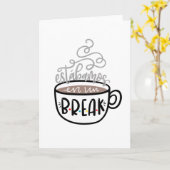 Carte Estábamos en un Break, espagnol (Fleur jaune)