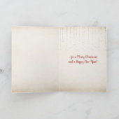 Carte Estarfish de Noël avec message en bouteille (Intérieur)