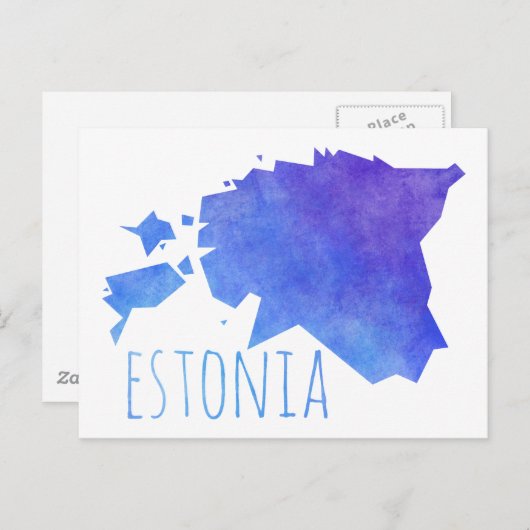 Carte Estonie (Devant / Derrière)