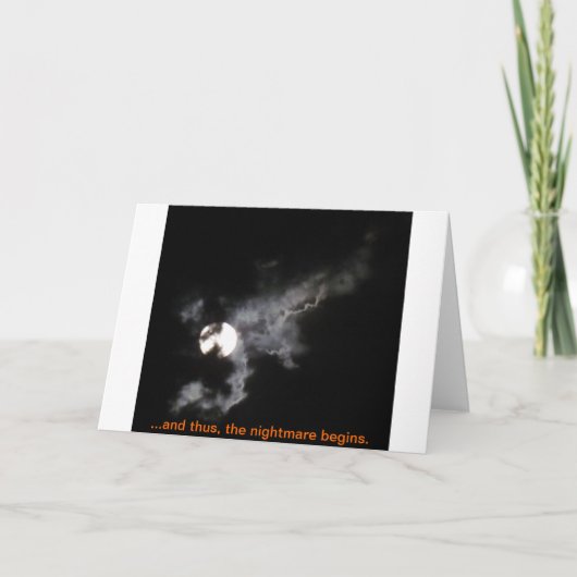 Carte … Et ainsi, le cauchemar commence (Devant)