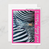 Carte et Bébé Fait 3 (Devant / Derrière)