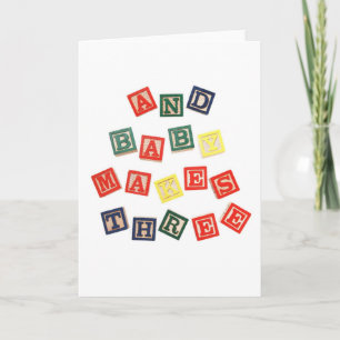 Carte Et bébé fait 3