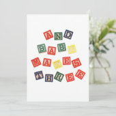 Carte Et bébé fait trois (Debout devant)