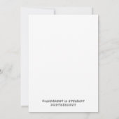 Carte Et bébé fait trois (Dos)