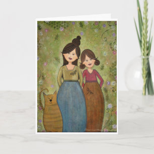 Carte et copie douces d'art de thanksgiving de