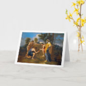 Carte Et dans Arcadia ego, Poussin (Fleur jaune)