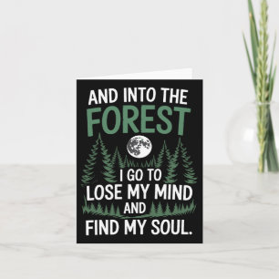 Carte Et Dans La Forêt Je Vais Perdre Mon Esprit Et Trou