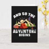 Carte Et donc l'aventure (Fleur jaune)