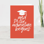 Carte Et Donc L'Aventure Commence - Cap Graduation (Devant)