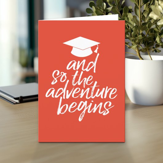 Carte Et Donc L'Aventure Commence - Cap Graduation