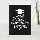 Carte Et Donc L'Aventure Commence - Graduation (Devant)