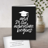 Carte Et Donc L'Aventure Commence - Graduation