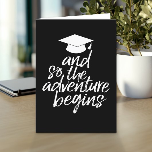Carte Et Donc L'Aventure Commence - Graduation
