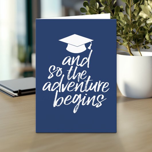 Carte Et Donc L'Aventure Commence - Graduation